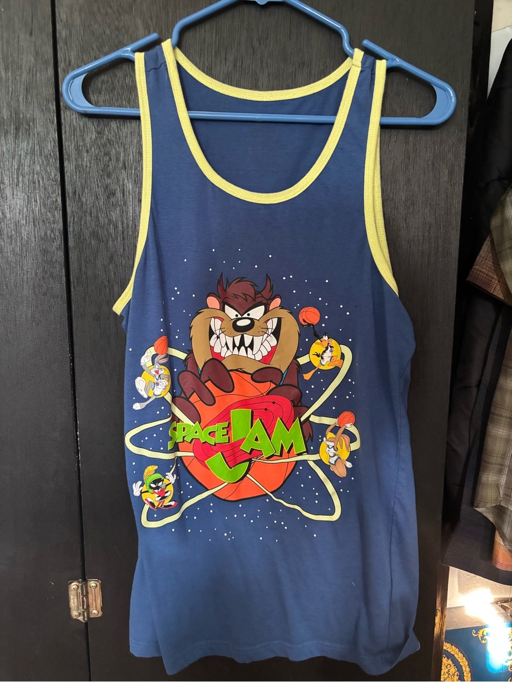 Space Jam Navy & Yellow Tank Top - Graphic Boys' Tank